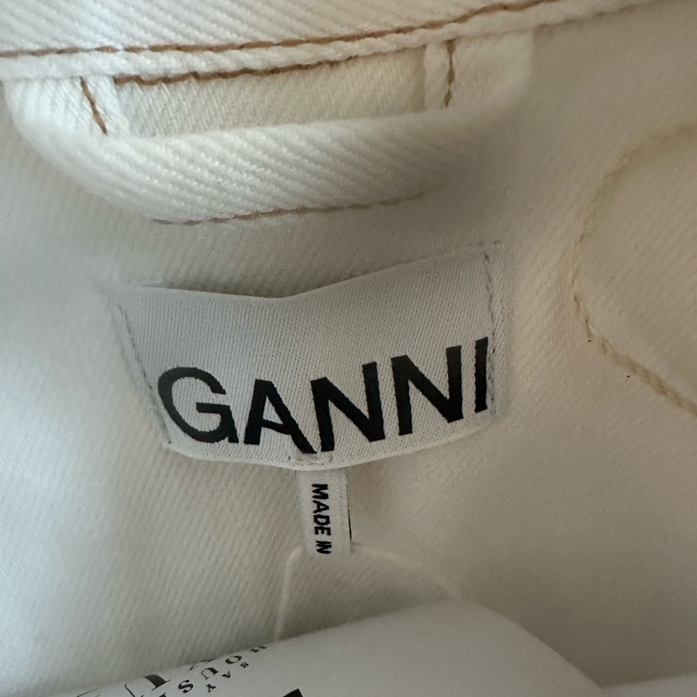 ******SOLD********GANNI Denim Mini Dress NWT - Picture 8 of 10